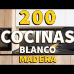 Cocina Blanca y Madera Rústica: La Combinación Perfecta