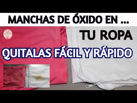 Elimina manchas de óxido: Consejos efectivos