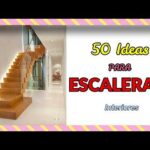 Escaleras de obra para interiores: Diseños y modelos.