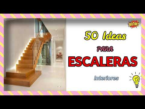 Escaleras de obra para interiores: Diseños y modelos.