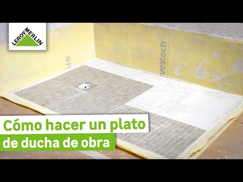 Plato de ducha de obra: la solución perfecta para tu baño