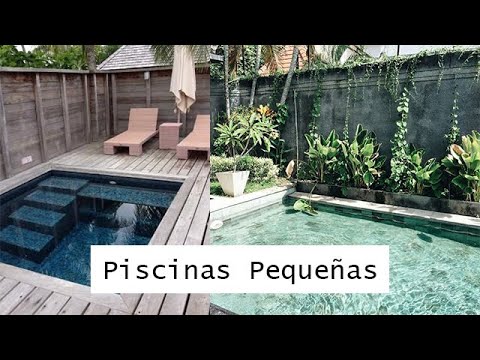 Ideas de Piscinas para Patios Pequeños.