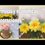 Centros de mesa con flores: ideas creativas y económicas.