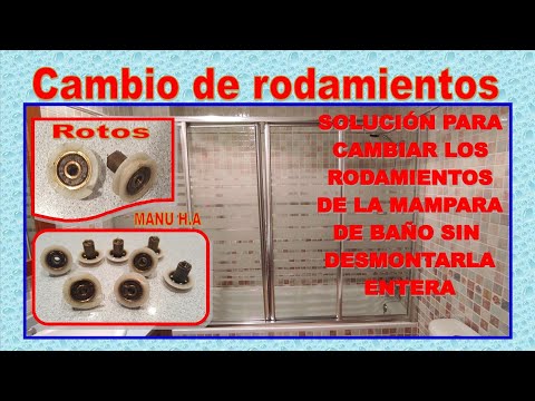 Rodamientos para mamparas de ducha: ¡Encuentra los mejores aquí!