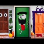 Decoración de puerta para Halloween: ideas creativas