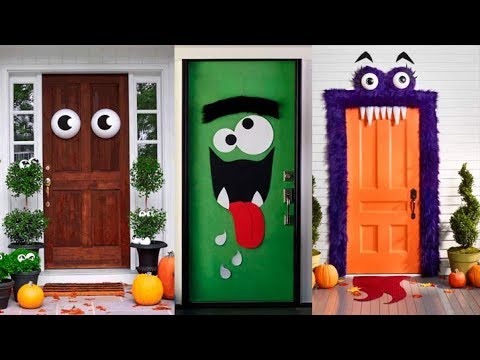 Decoración de puerta para Halloween: ideas creativas