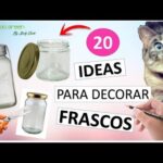 Decoración de botes de cristal: Ideas creativas y sencillas