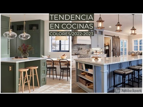 Tendencias de colores en cocinas para 2023