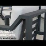 Muebles de jardín de aluminio: Duraderos y elegantes.