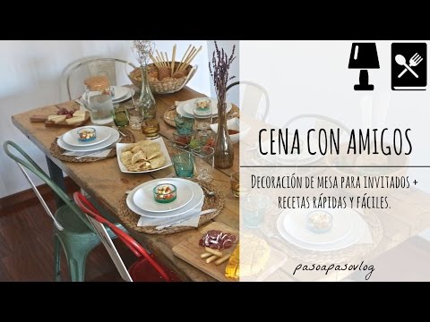 Tips para decorar mesa de cena informal