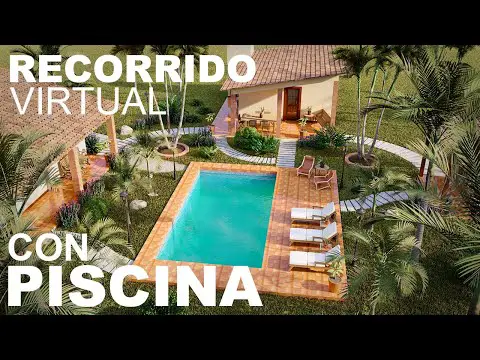 Casas con porche y piscina: el sueño de la vida al aire libre