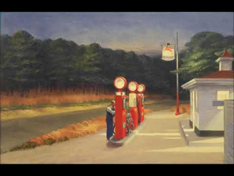 Explora la icónica estación de gas de Edward Hopper