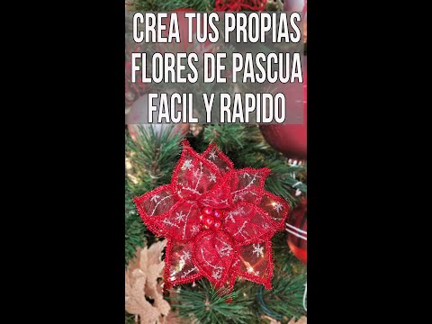 Cómo hacer flores de Navidad: Guía fácil y creativa