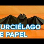 Cómo hacer murciélago de papel: tutorial fácil y divertido.