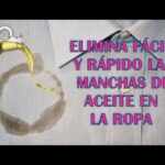 Elimina manchas de aceite de la ropa: Consejos prácticos