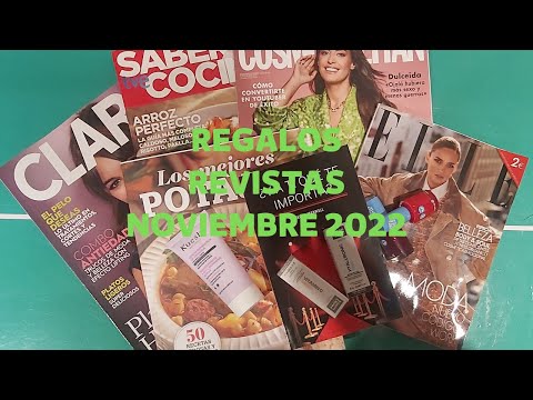 Revistas Noviembre 2022 con Regalos Exclusivos