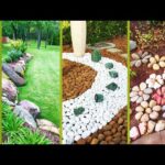 Decoración de jardines con piedras: ideas y consejos.