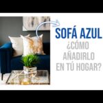 Decoración de salón con sofá azul: ideas y consejos