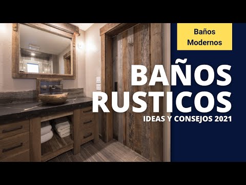 Baños de casas de campo: diseño y decoración.