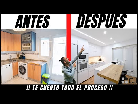 Cocinas reformadas: Antes y después de una transformación impresionante.