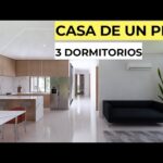 Casas de planta baja sencillas: Diseños funcionales y económicos