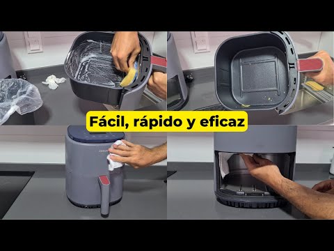 Guía para limpiar tu freidora de aire de forma efectiva