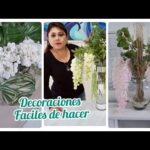 Jarrones de Cristal con Flores: Decoración Elegante y Sofisticada