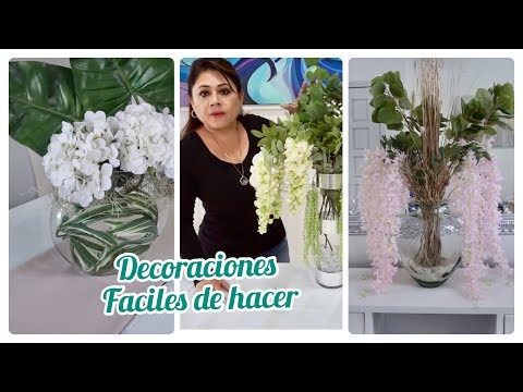 Jarrones de Cristal con Flores: Decoración Elegante y Sofisticada