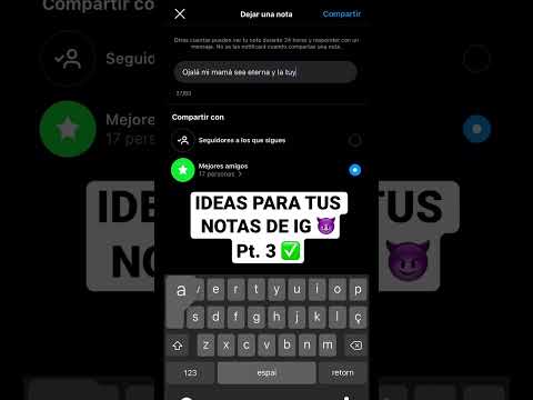 Ideas creativas para notas de Instagram