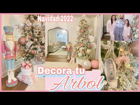 Árbol de Navidad rosa palo: la nueva tendencia en decoración navideña