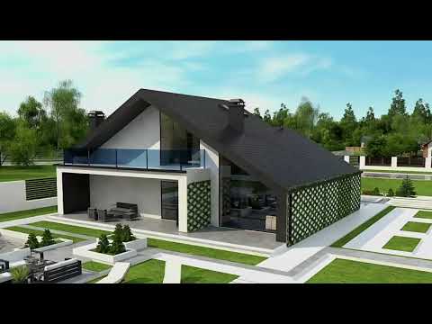 Casas Modernas de Dos Aguas: Diseños Impresionantes