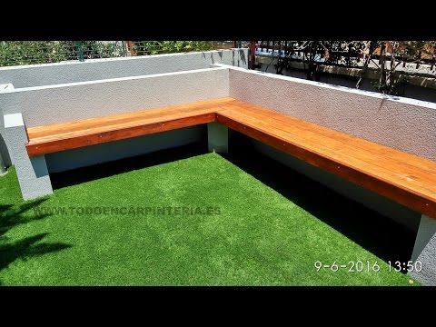 Bancos de obra para jardín: soluciones prácticas y duraderas