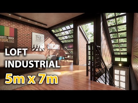 Loft de 30m²: Espacio y estilo en un ambiente compacto
