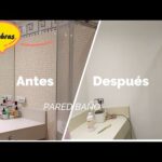 Baños a mitad de precio: mitad azulejos, mitad pintura