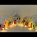 Casas de cartón de Navidad: ideas creativas para decorar