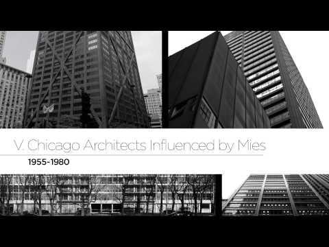 Mies van der Rohe en Chicago: arquitectura moderna y minimalista.