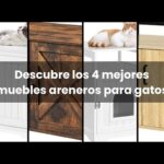 Muebles para areneros de gatos: la solución perfecta para el desorden en casa