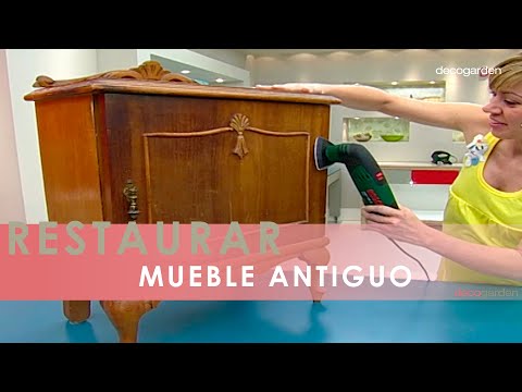 como restaurar un mueble antiguo