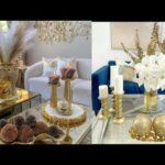 Decoración dorada y blanca: ¡Elegancia en tu hogar!