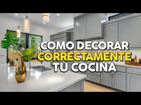 Cocina en tonos verdes, agua y blanco: ¡Llena de frescura y elegancia!