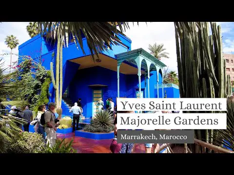 La Mansión Jardín Majorelle de Yves Saint Laurent: Un Oasis de Lujo en Marrakech