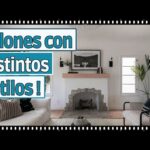 Salón rústico moderno con chimenea: la combinación perfecta