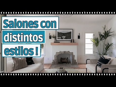 Salón rústico moderno con chimenea: la combinación perfecta