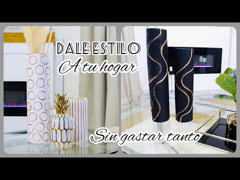 10 ideas para decorar jarrones de suelo de forma creativa