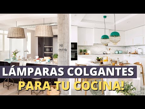 Lámpara de techo para cocina: ideas y modelos modernos.