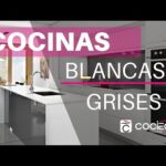 Cocina blanca con encimera gris marengo: elegancia y sobriedad en tu hogar