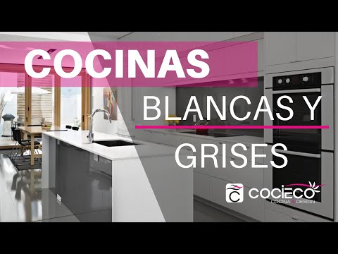 Cocina blanca con encimera gris marengo: elegancia y sobriedad en tu hogar