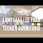 Lámparas de techo para dormitorios de matrimonio.