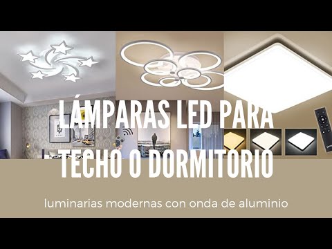 Lámparas de techo para dormitorios de matrimonio.