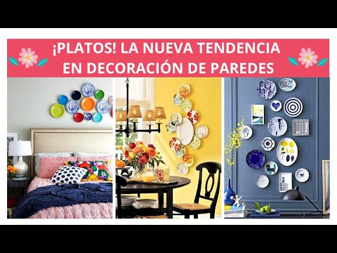 Platos decorativos de pared modernos: ¡Dale vida a tus paredes!